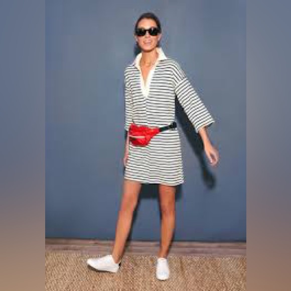 Tuckernuck Ashton stripped shirtdress - Picture 3 of 8